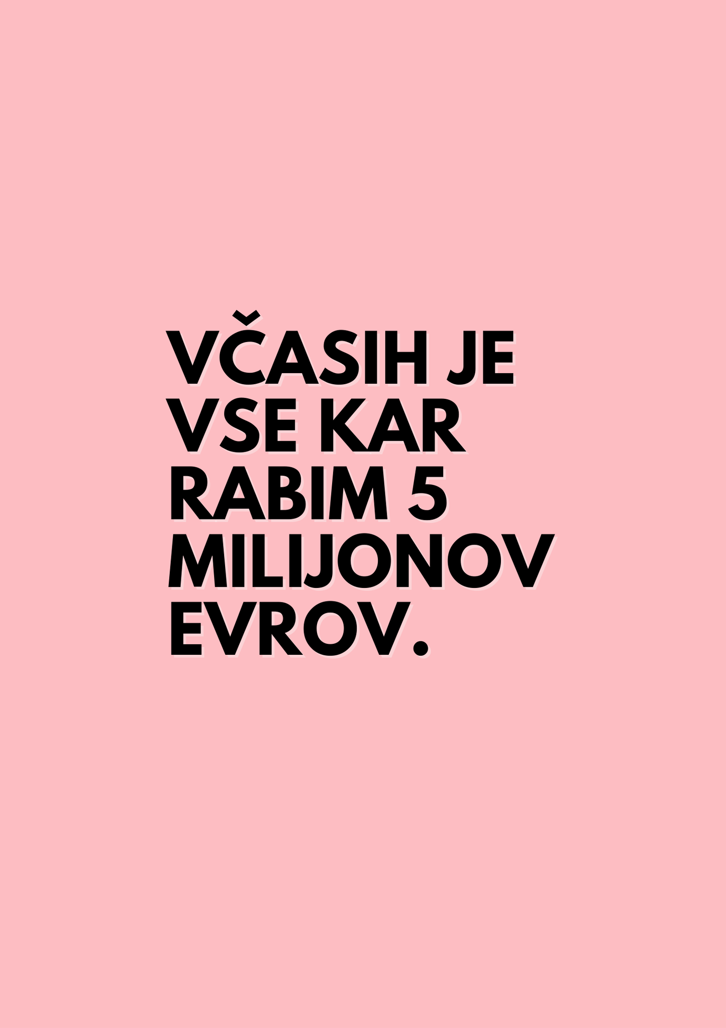 5 milijonov evrov