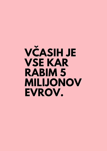 5 milijonov evrov