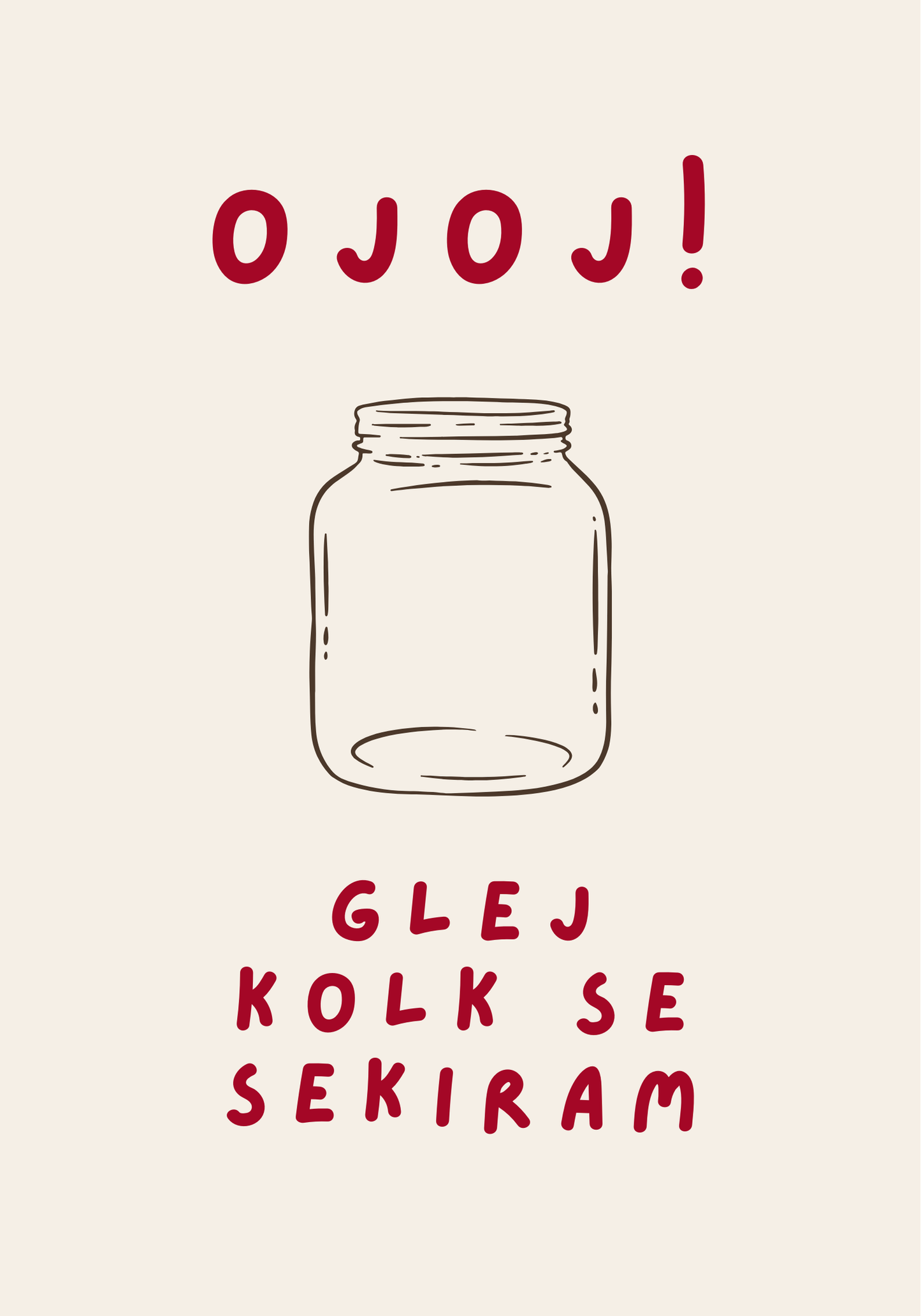 Glej, kolk se sekiram