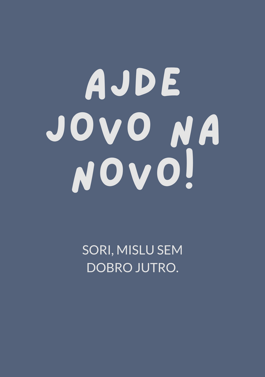 Jovo na novo!